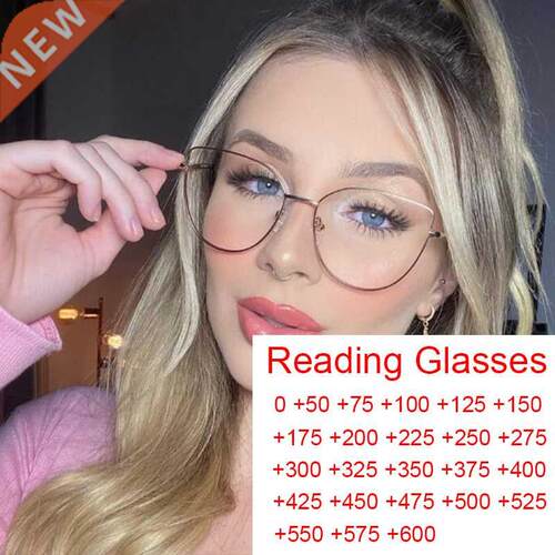 Fashion Blue Light Blocking Prescription Glasses Ladies Slim