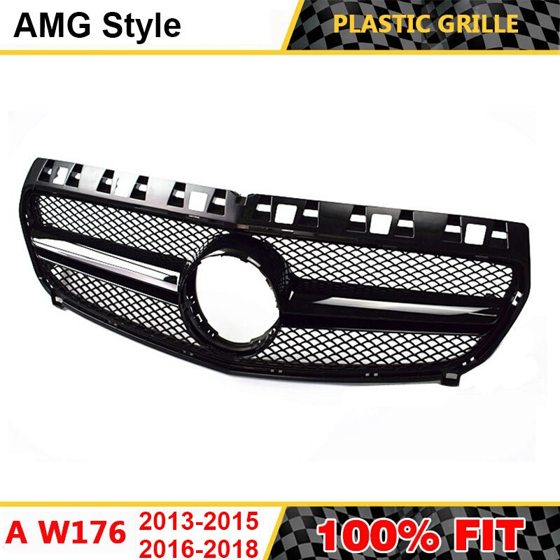 Front Bumper Grill Grille for Mercedes Benz A Class W176 A18