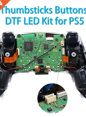 Multi-Colors luminated D-pad Thumbstick Share Option Home Fa