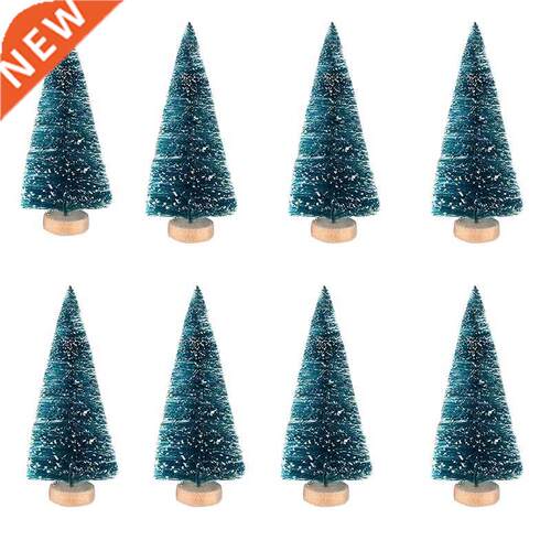 48 PCS Miniature Christmas Tree Artificial Snow Frost Trees