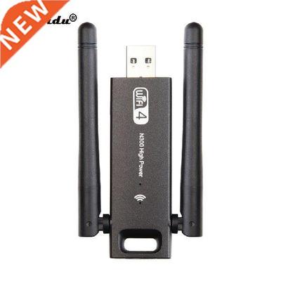 kebidu USB 3.0 300Mbps Wifi Adapter Dual Antenna 2.4Ghz for