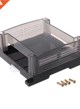 1pc Transparent Plastic Industrial Control Box Panel Enclosu