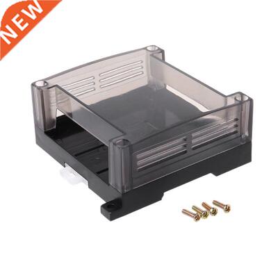 1pc Transparent Plastic Industrial Control Box Panel Enclosu