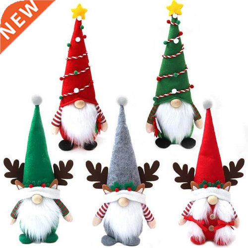 Christmas Gnome Faceless Doll Plush Dwarf Elf Decoration