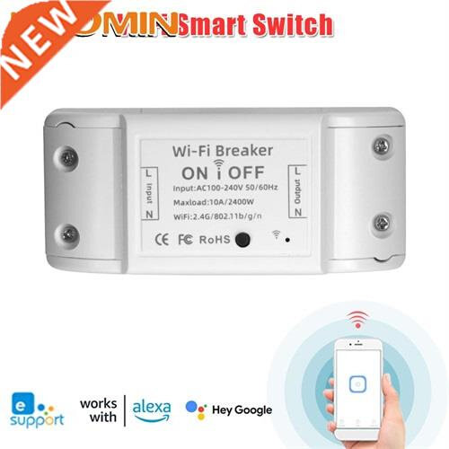 HOOMIN Works With Alexa Google Home Timer  WiFi Breaker