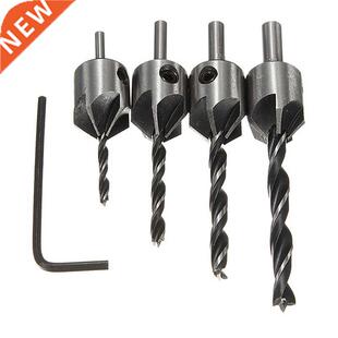 Bit Tool Chamfer Screw Set Drill Countersink Flute 4pcs