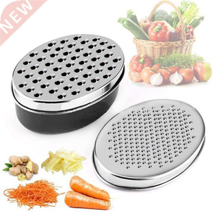 Cheese Grater Set Oval Vegetable Chopper Lemon Zester Slicer