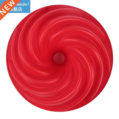 Large Spiral Silicone Bundt Cakes Dessert Mold DIY D Fluted