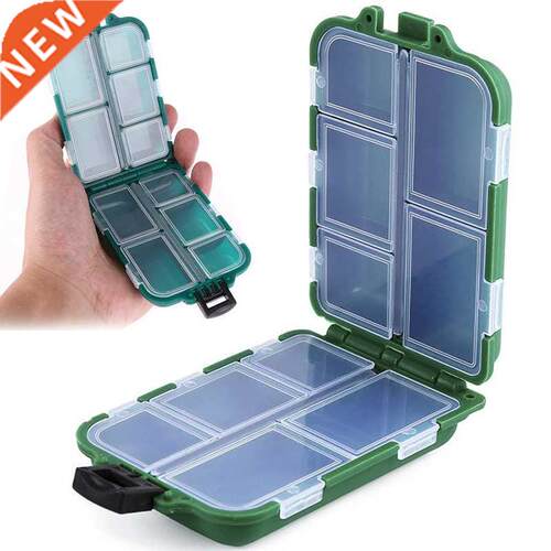 10 Compartment Mini Storage Case Flying Fishing Tackle Box F