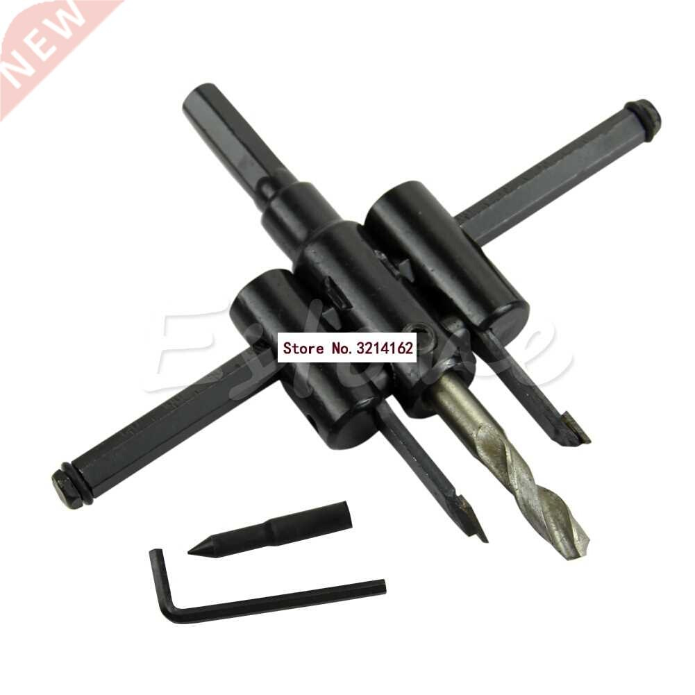 30mm-120mm Metal Wood Circle Hole Saw Drill Bit Cutter Kit D