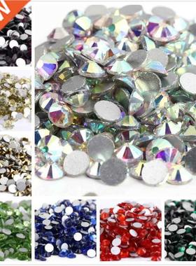 SS3~SS30 AAAAA Top Quality Crystal Non Hotfix Nail art Rhine