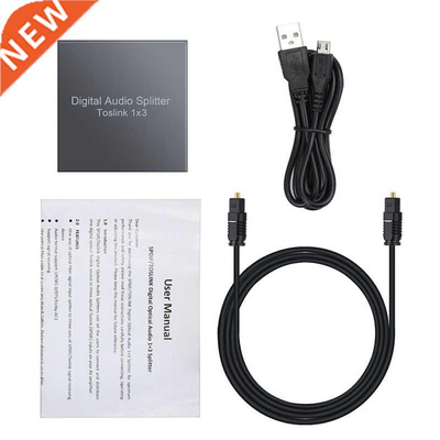 3 Way Spdf Toslnk Optcal Dgtal Audo Spltter 1 nput 3
