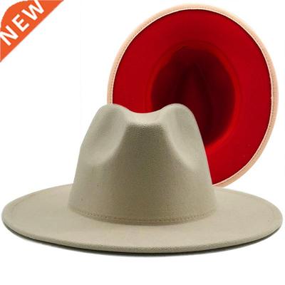 hats fedoras wide brim hat Panama felt hat for male jazz ha