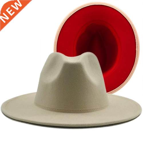 hats fedoras wide brim hat Panama felt hat for male jazz ha