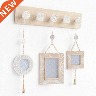 Nordic Wood Coat Hanger Wall Hook Home Decorative Clothes Ha