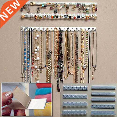 New 9 in 1 hesive Paste Wall Hanging Storage Jewelry Hooks