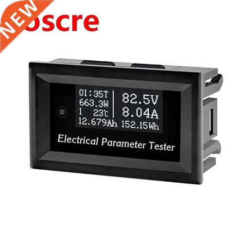 Multifunctional Blue White OLED Digital Electric Parameter T