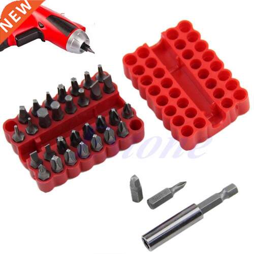 33Pc Security Tamper Proof Torx Screwdriver Bits Set Spanner