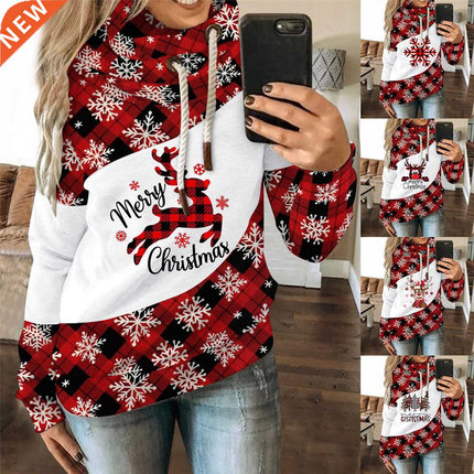 Women Lady Jumper Pullover Sweater Coat Christmas Winter Lad