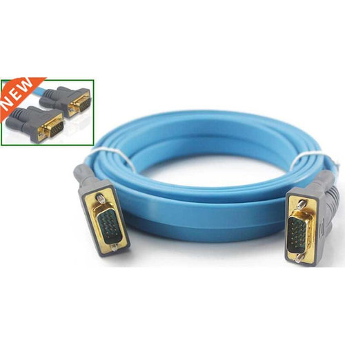 VGA flat cable computer tv hd ultra-thin line 1.8 meters VGA
