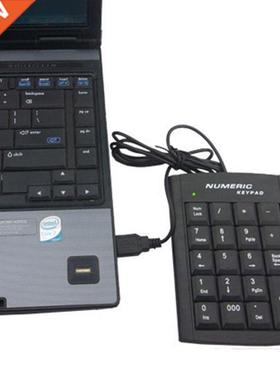 Mini USB 19 keys Numeric Number Keypad Keyboard For Laptop D