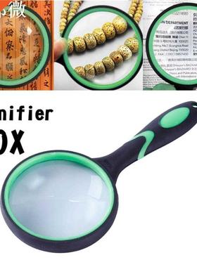 60mm Portable Portable 10X lecture Loupe poignée Loupe oeil