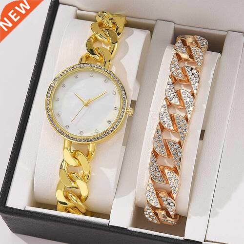 New Design Women Bracelet Watches Fashion Chains Band Simple