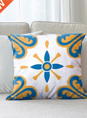 Floral Throw Pillow Case Boho Cushion Cover Colorful Flower