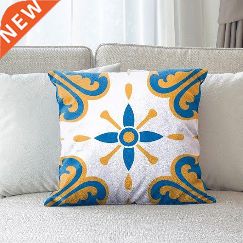 Floral Throw Pillow Case Boho Cushion Cover Colorful Flower