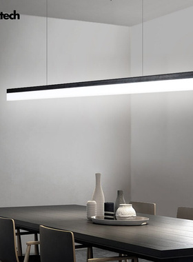 Linear Bar LED ube Chandelier Office Front Desk Ceiling Hang