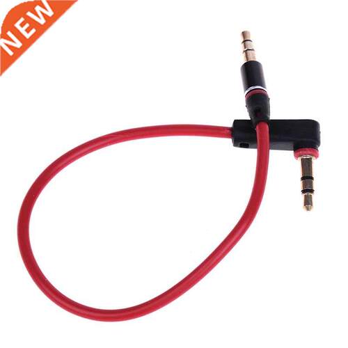 Length 30cm Car AUX ereo Cable 3.5mm Male To Male Right A