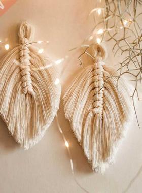 Macrame Placemats Cup Mat Bohemia Tablecloth Northern Europe