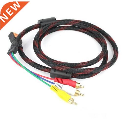 1.5M HDMI Male to  RCA(Red+Yellow+White) Video Audio AV Cab