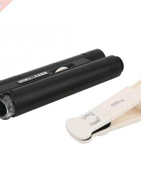 100X Pocket Microscope Portable LED Clip Incline/Vertical Du