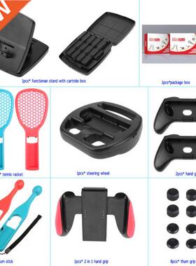 Accessories Kit for Nintend Switch Games Steering Wheel Grip