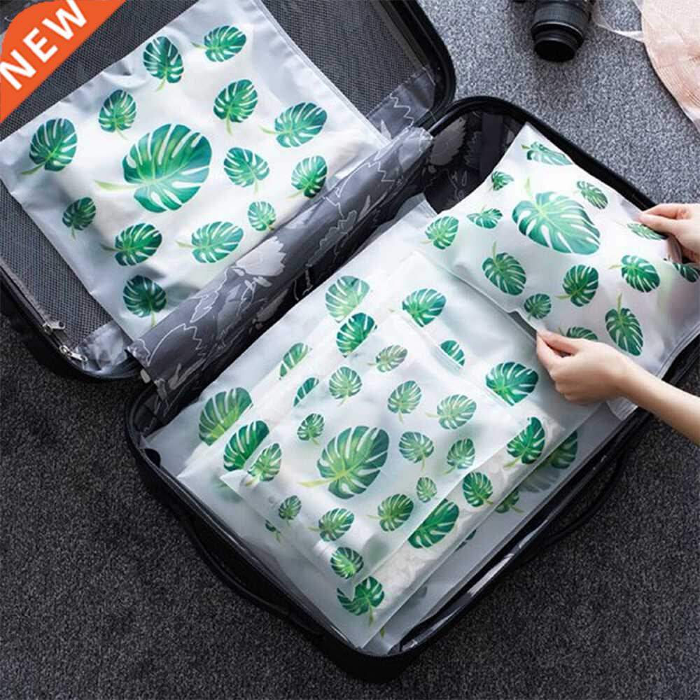 5pcs Flamingo Travel orage Bag Transparent Cosmetic Bag
