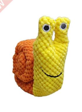 Snail Shaped Dog Snuffle Toy Squeaky for Puppy Treat Foragin