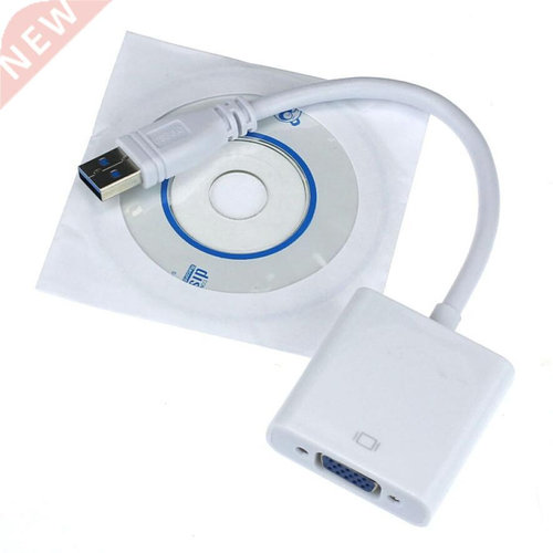 Video Display USB 3.0 to VGA Cable Adapter for Win 7 8
