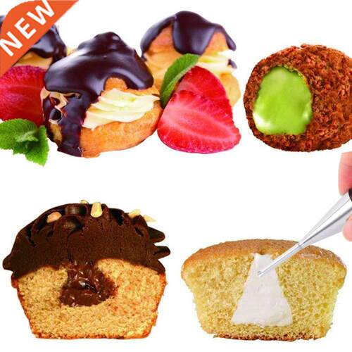 6pcs/set Cream Icing Piping Nozzle Tip Stainless Steel Puff