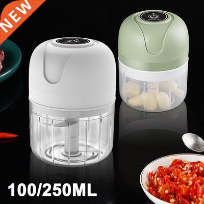 250ml Mini USB Wireless Electric Garlic Masher Press Mincer