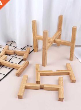 Plant Stand Shelf Wood Planter Pot Trays Flower Pot Rack Str