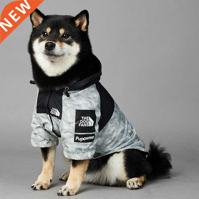 Dog Clothes Raincoat For Small Big Dogs Wind Coat Windbreake