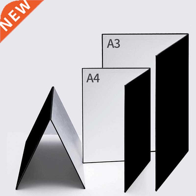 A4 Photography Collapsible Cardboard White Black Silver Refl