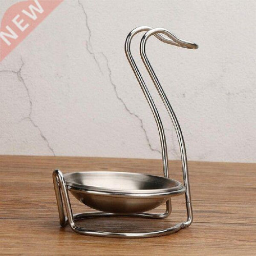 Stainless Steel Swan Shape Soup Spoon Rest Soup Ladle