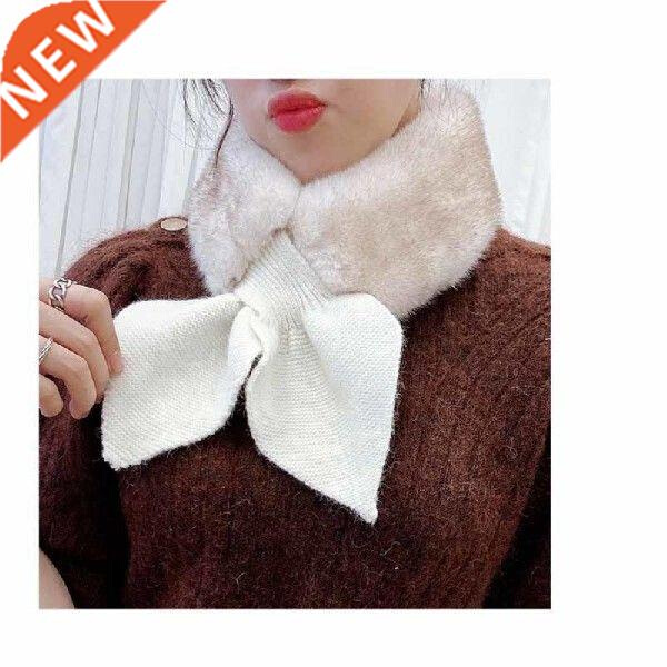 Winter Cute Children Faux Fur Scarf Boy Girls Scarves Baby