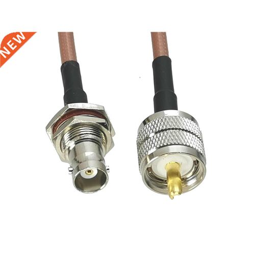 1Pcs RG142 UHF PL259 Male Plug to BNC Female Jack Bulkhead C