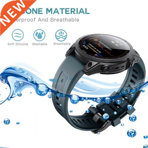 26mm Silicone rap for Garmin Fenix 7X/6X/5X/5X Plus/3/3 HR