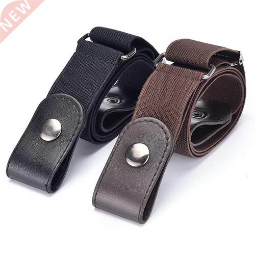 Punk Style Elastic Buckle-free Invisible Belt for Jeans Dres