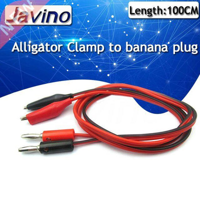 100cm Multimeter Probe Electrical Clamp Alligator Testing Co