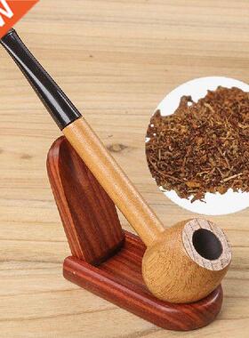 Fashion Manual Wood Pipes Chimney Filter Long Smoking Pipe